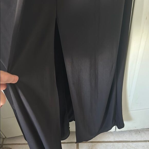 ALEX Evening Gown SSHOULDER OFF with Feather Trim plus size - Picture 7 of 8